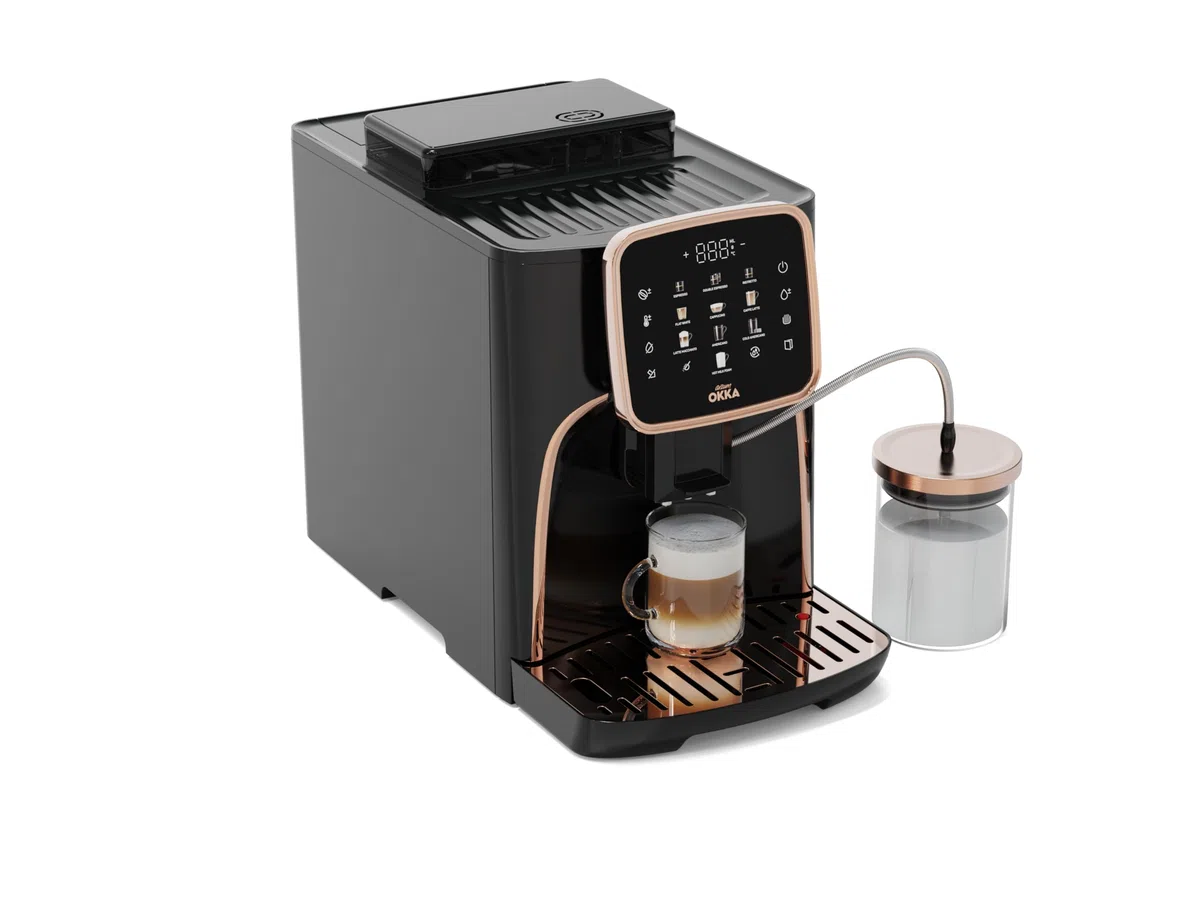 Arzum OK0028-0400 Macchina da caffè Bronze con Milchbehälter