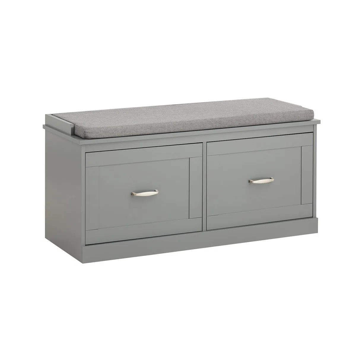 SoBuy Panca Scarpiera Ingresso con Seduta - Scarpiera Salvaspazio con Contenitore Interno e Ripiani Regolabili - Mobile Ingresso Panca Contenitore per Scarpe e Oggetti Fino 150kg 98x37x49cm FSR131-HG