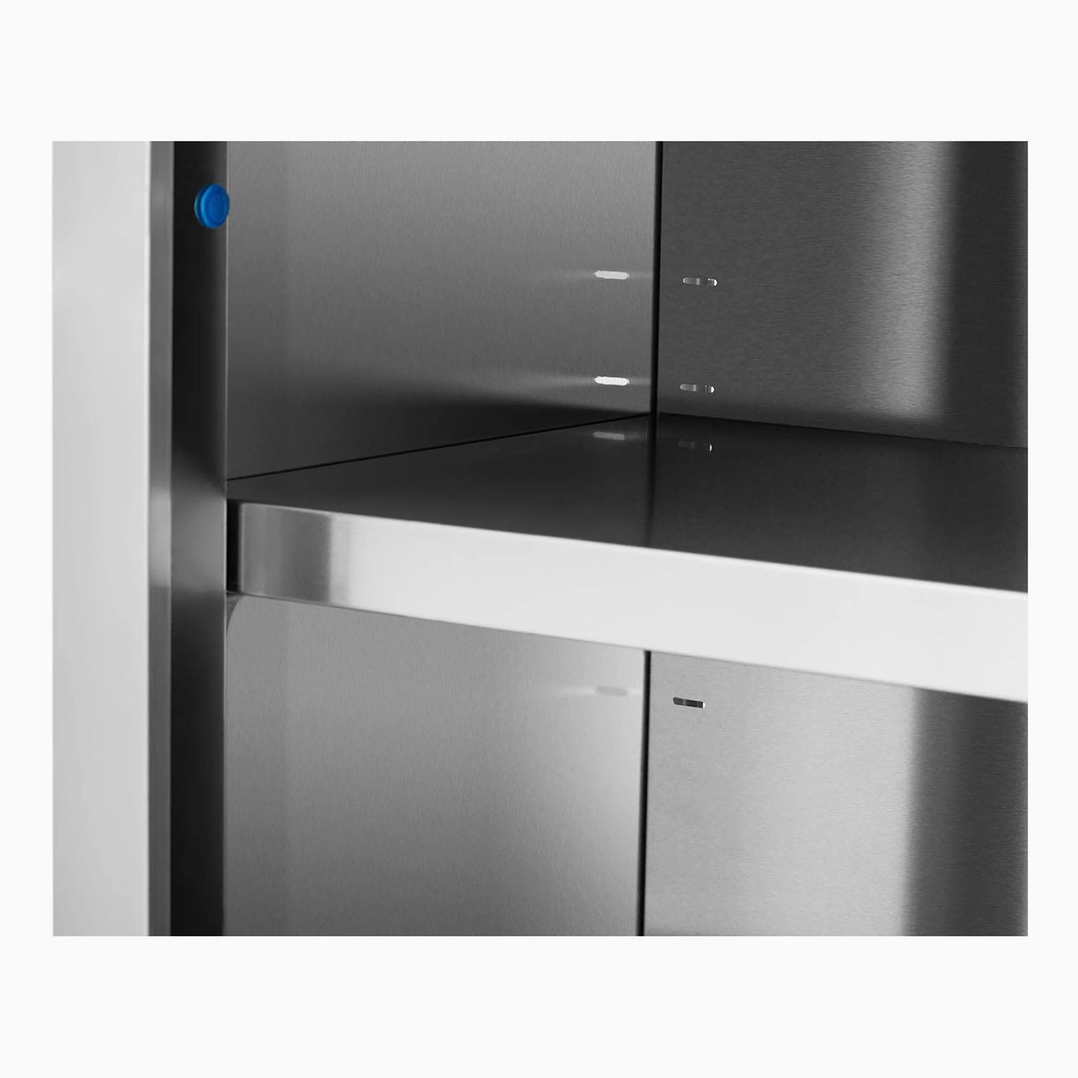 Royal Catering Pensile In Acciaio Inox Con Ante Scorrevoli Da Cucina RCSSWC-100X45-S (100 x 45 x 60 cm, 600 kg)