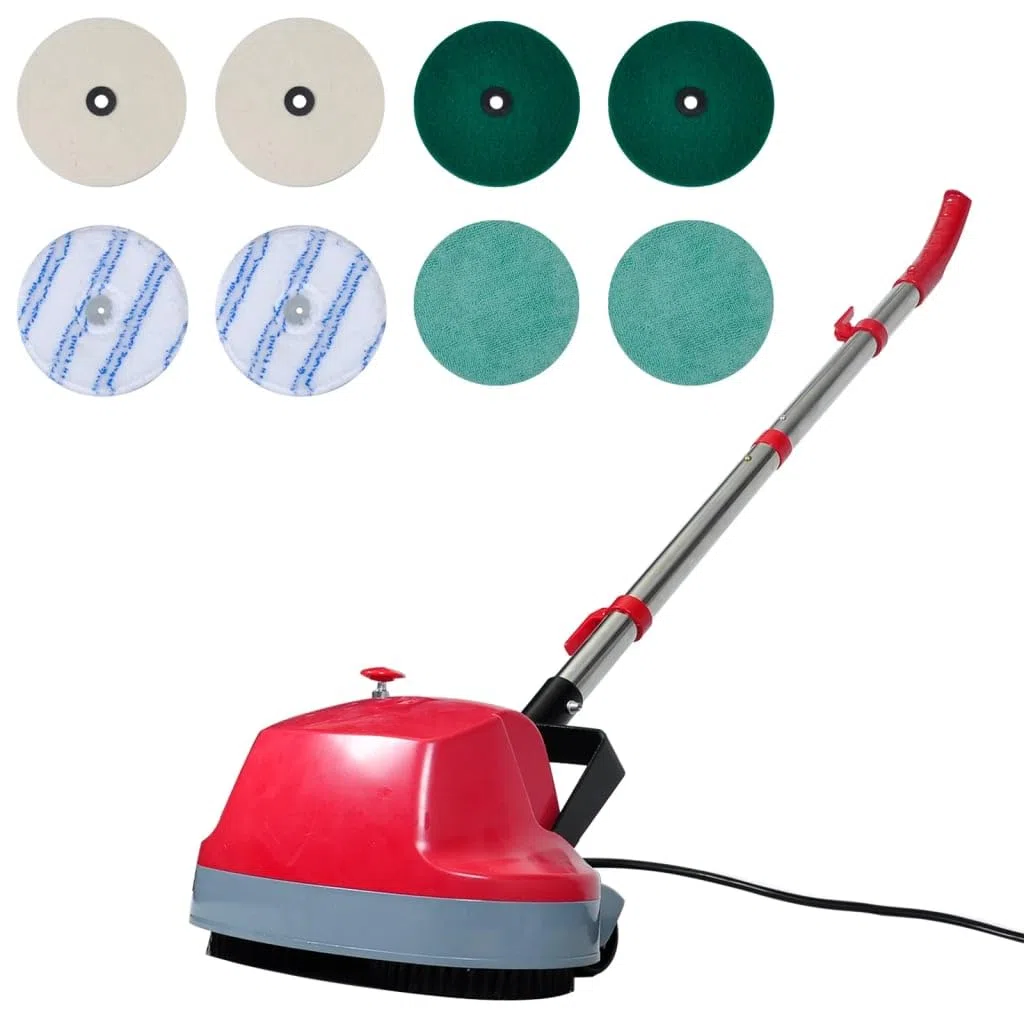 Macchina Lavaggio e Lucidatura Pavimento 5 in 1 Doppia Testina , Lucidatrice Pavimenti Marmo , Lucidatrice Pavimenti Strofinare, Lucidare e Pulire a Fondo Pavimenti Duri (Peso 3,9 KG)