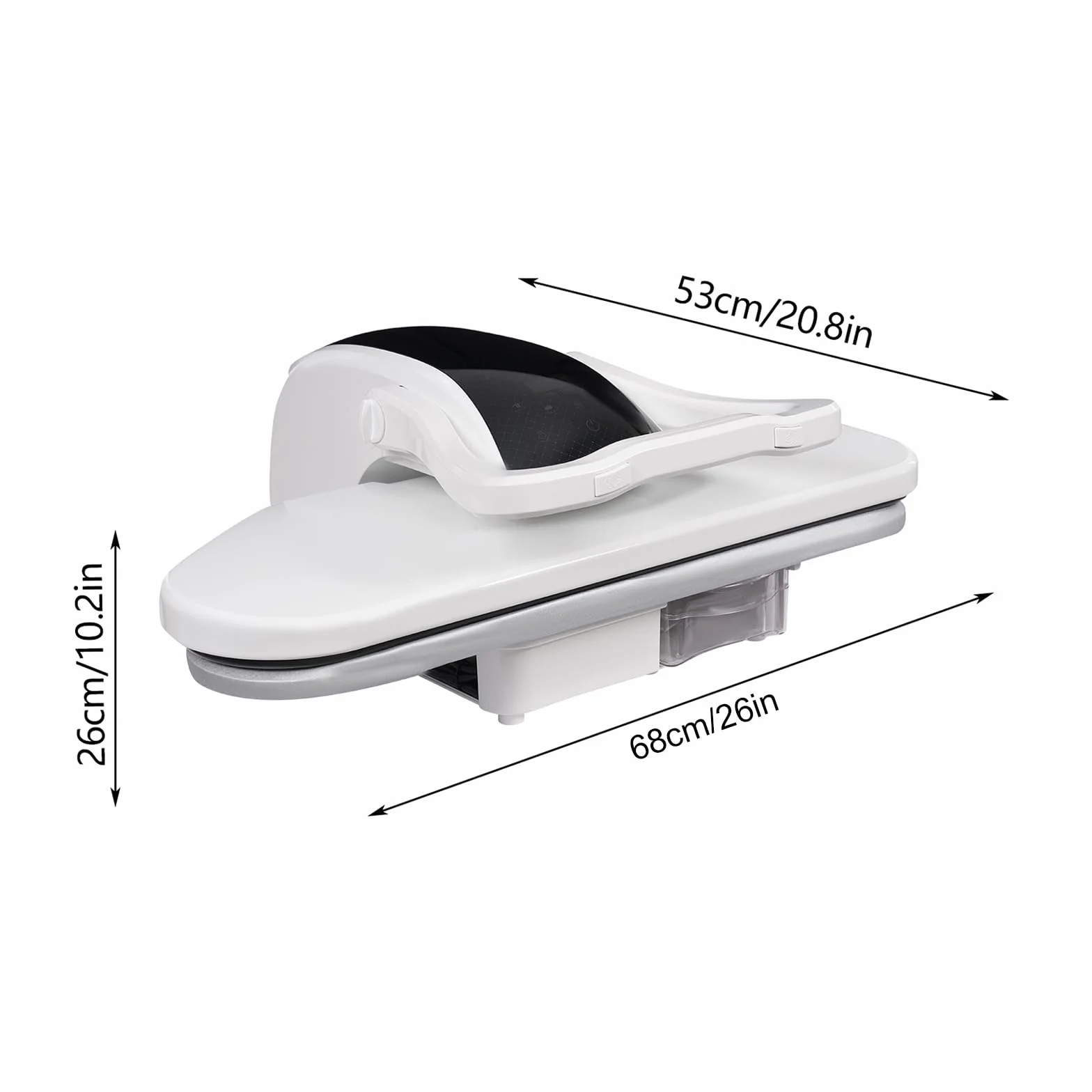 Pressa a Vapore Intelligente 2200W Ferro da Stiro con Touch Screen 5 Programmi e 1L Serbatoio Potente Vapore 0.26 lbs/min, Steam Press per Stirare Vestiti, Biancheria da Letto e Tessuti