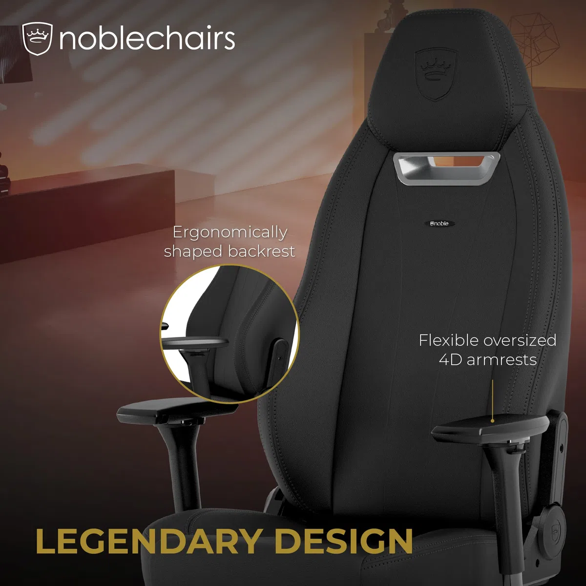 noblechairs Legend - Black EDITIONSIEGE Gaming