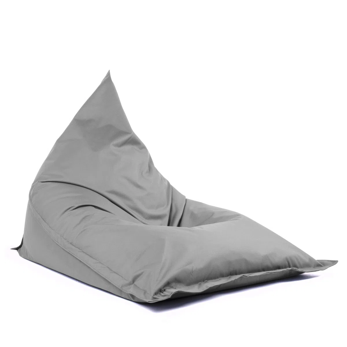 Avalon - Puff Poltrona Sacco da Esterno e Interno Gigante Shongo Deluxe Sfoderabile, Pouf Sacco Sartoriale, Bean Bag per Sedersi Impermeabile, Perfetto da Giardino, Made IT(140x175cm-Grigio)