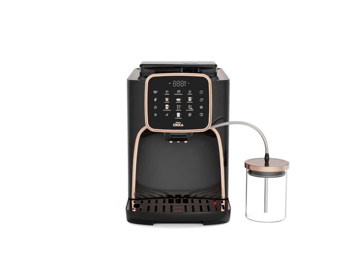 Arzum OK0028-0400 Macchina da caffè Bronze con Milchbehälter