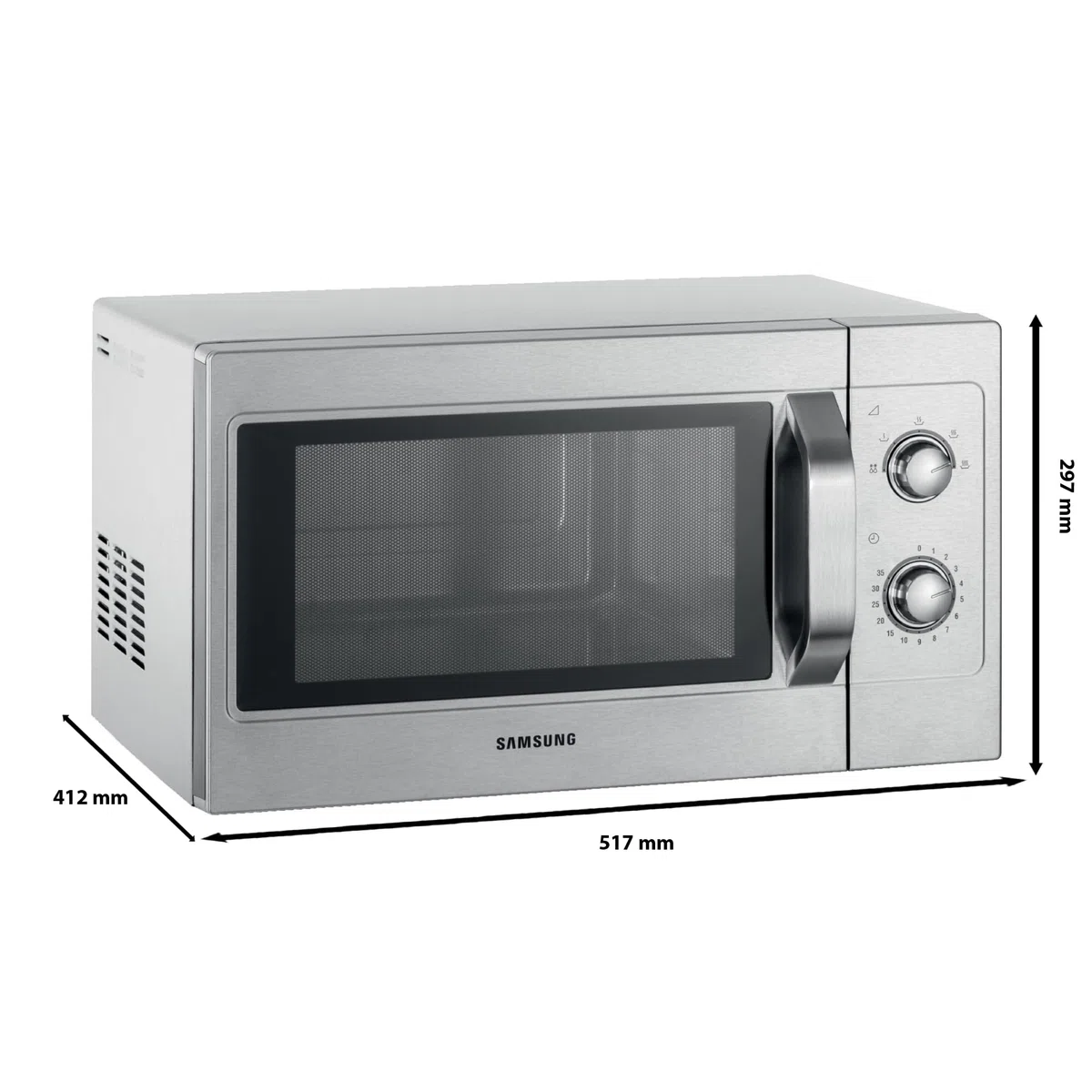 Samsung 380 – 1004 Forno a microonde Modello cm1099 a, 26 L, 1600 W, Senza pulsanti di memoria programmabili per fino a 20 programmi