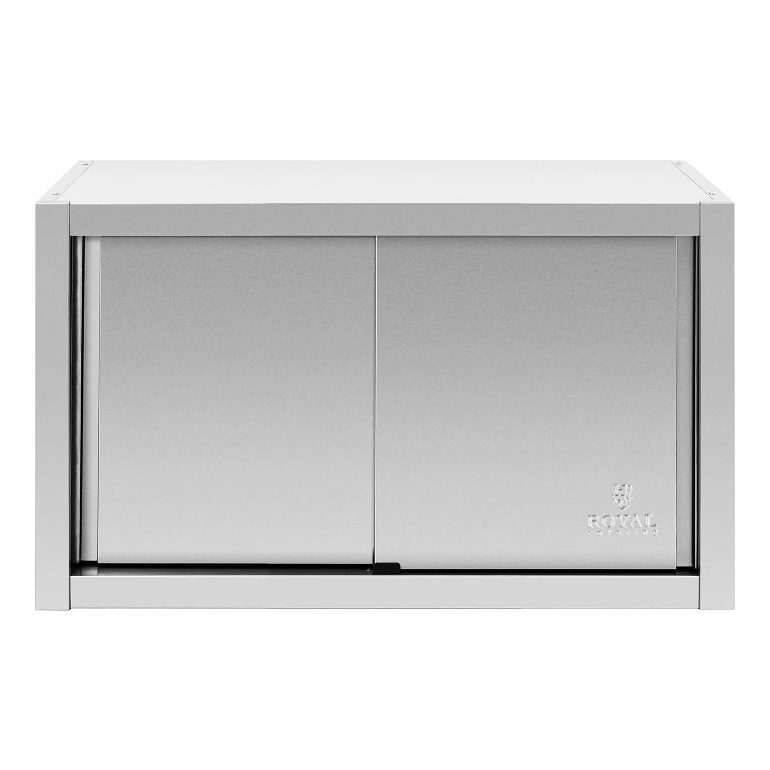 Royal Catering Pensile In Acciaio Inox Con Ante Scorrevoli Da Cucina RCSSWC-100X45-S (100 x 45 x 60 cm, 600 kg)