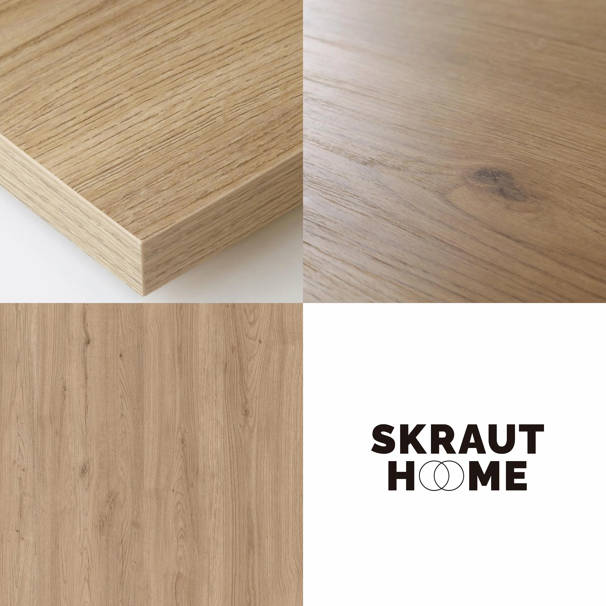 Skraut Home | Mobile TV Soggiorno | Ampio spazio a disposizione | 210 | Per TV fino a 80" | Camino elettrico XXL | Stile moderno | Rovere