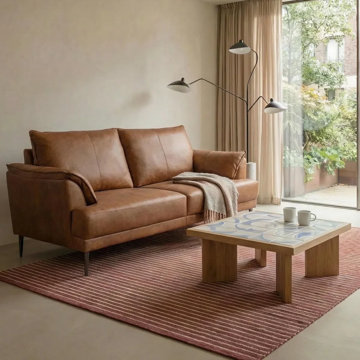 Furnhouse Soul Divani, Legno ingegnerizzato, Marrone, 90x195x88