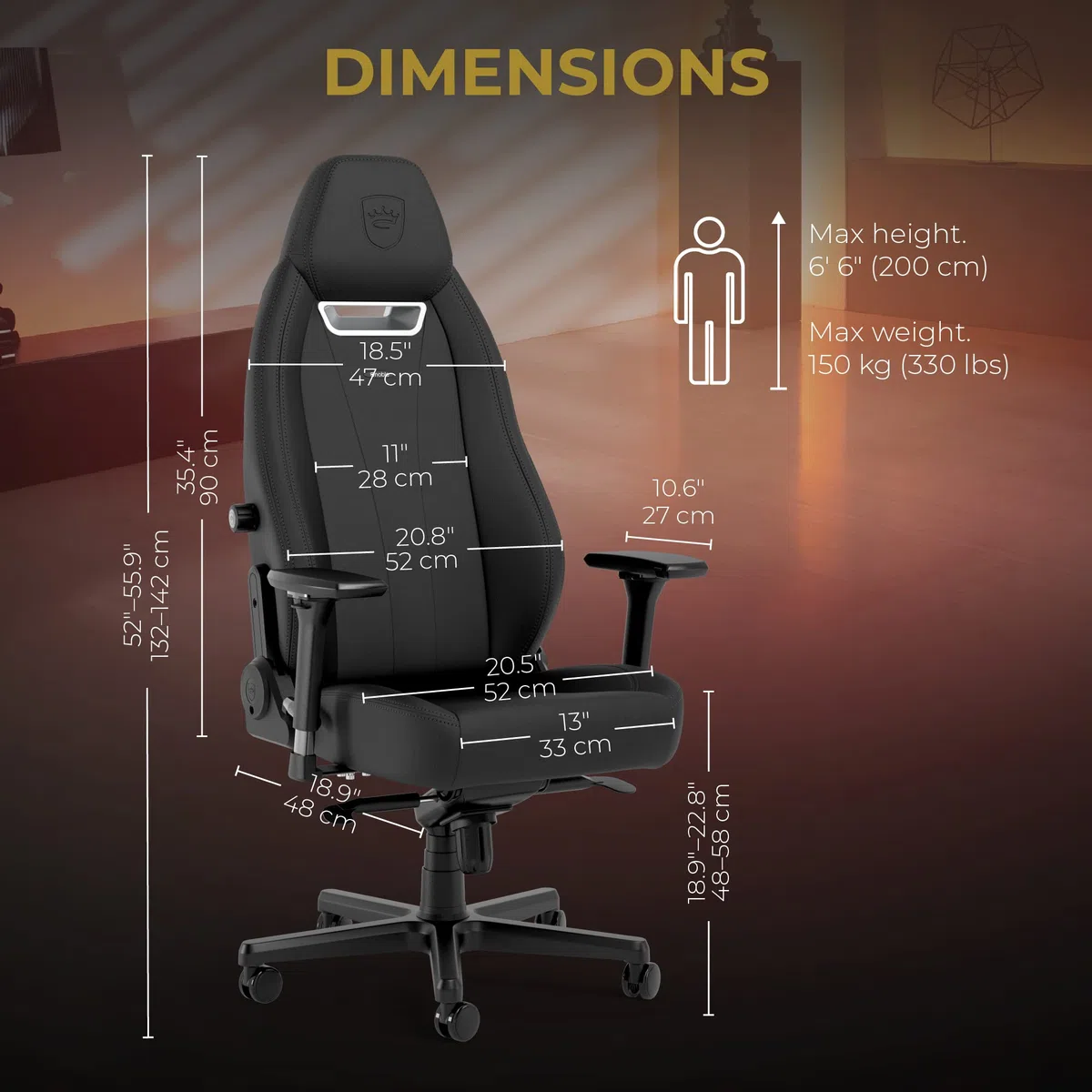noblechairs Legend - Black EDITIONSIEGE Gaming