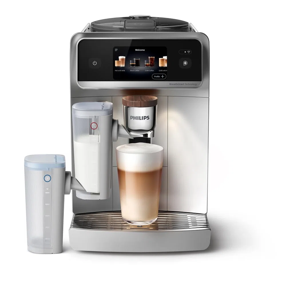 Philips Café Aromis 8000 Series Fully Automatic Espresso Machine - Café-Quality Flavor with BrewExtract, SilentBrew Technology, 50+ Drink Options, LatteGo Pro (EP8757/20)
