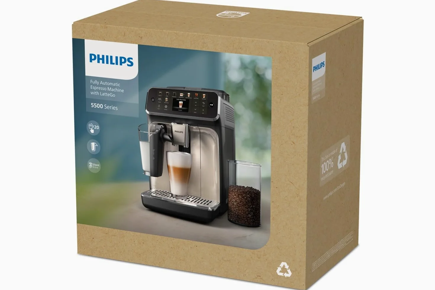 Philips 5500 series EP5545/70 coffee maker Fully-auto Espresso machine 1.8 L